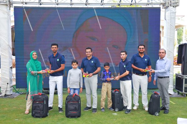 Winner team of AKU Golf Tournament 2020 in Karachi